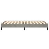 Bed Frame without Mattress Light Grey 120x190 cm Small Double Velvet 3269625