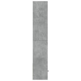 Bookcase Concrete Grey 40x36x189 cm Engineered Wood 848244