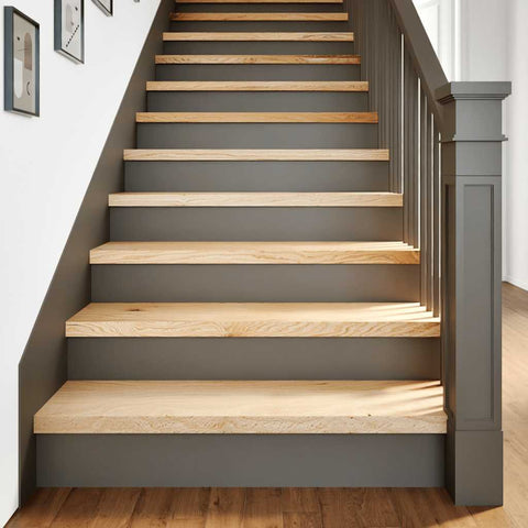 Stair Treads 8 pcs Untreated 90x25x2 cm Solid Wood Oak 3282907