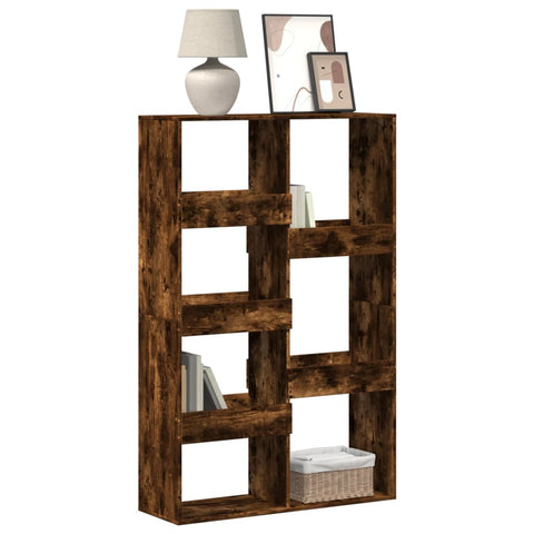 Bookcase Smoked Oak 100x33x155.5 cm Engineered Wood 3309397