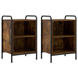 Bedside Cabinet 2 pcs Smoked Oak 40 x 30 x 60 cm 8013511
