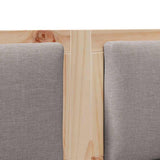 Headboard Other Brown 120 cm Solid pine wood 878967