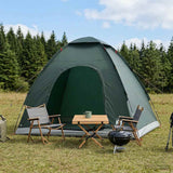 Camping Tent with Roof Army Green 190 x 140 x 105 cm 42028630