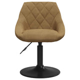 Bar Stool Brown Velvet 335314