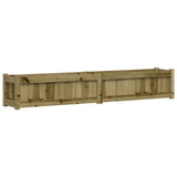Garden Planter 180x31x31 cm Impregnated Wood Pine 837502