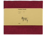 Table Cloth 5 pcs Oval Wine Red 160 x 220 cm 42040407