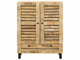 Storage Cabinets Natural 60 x 33 x 100 cm Solid Mango Wood 4018874