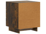 Bedside Cabinet Smoked Oak 43 x 41 x 66.5 cm Engineered Wood 893870