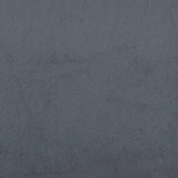 Bed Frame "Dover" Dark Grey 100x190 cm Velvet 373268