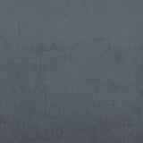 ZNTS Bed Frame without Mattress Dark Grey Single Velvet 3285042