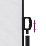 ZNTS Retractable Side Awning White 180x500 cm 4004451