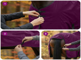 Horse Blanket Full Purple 125 cm Polyester 42013092