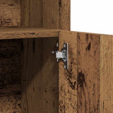 Bathroom Cabinet Old Wood 32x25.5x190 cm Engineered Wood 856048