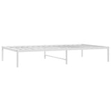 Metal Bed Frame without Mattress White 100x190cm 350907