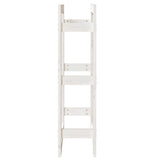Firewood Rack White 60x25x100 cm Solid Wood Pine 822413