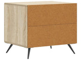 Bedside Cabinet Sonoma Oak 43 x 34.5 x 50 cm Engineered Wood 895489