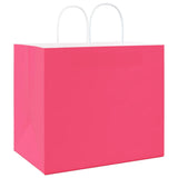 Paper Bags 250 pcs with Handles Pink 32x22x28 cm 4101680