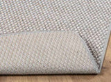 Area Rugs Square LUGO Cream and Grey 200 x 200 cm Polyester 42022721