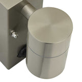 Outdoor Wall Lights 2 pcs Silver 6.5 x 10.5 x 16 cm 4005986