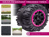 12V Ride-On Quad Bike w/ Music, Horn, for Ages 3-5 Years - Pink T3398P348326