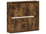 Wall-Mounted Shoe Cabinet ARNHEM 71 x 17 x 86 cm Smoked Oak 896640