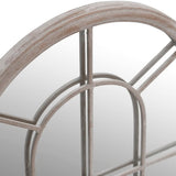 Garden Mirror Sand 60x45 cm Iron for Outdoor Use 318345