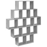 Wall Shelf Grey Sonoma 120 x 20 x 136 cm Engineered Wood 8012161