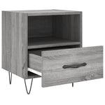 ZNTS Bedside Cabinets 2 pcs Grey Sonoma 40x35x47.5 cm Engineered Wood 827433