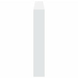 Headboard Cabinet with LED White 200x17x102 cm 839217