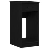 Computer Tower Stand with Drawer Black 35x45x77 cm 858741
