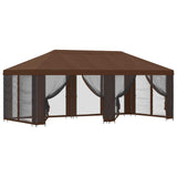 6 x 3 m Brown Polyester and Steel 190 3376030