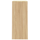 Shoe Cabinet Sonoma Oak 60x35x84 cm Engineered Wood 801074