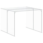 Dog House with Run Anthracite 214x1069x181 cm Galvanised Steel 3189135