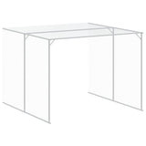 Dog House with Run Anthracite 214x1069x181 cm Galvanised Steel 3189135