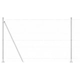 Welded Wire Fence with Concrete Base 10 x 1.4 m 3353773