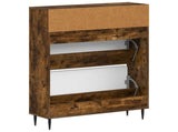Shoe Cabinet ZWOLLE 78 x 24 x 103 cm Engineered Wood Smoked Oak 896440