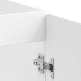 Sink Base Cabinet with Storage Porto 2 pcs Grey Engineered wood 3315027