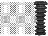 Chain Link Fence Steel 15x1.5 m Grey 142426