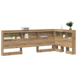 Storage Headboard Artisan Oak Engineered Wood 3335460