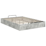 Ottoman Bed Frame Concrete Grey 120 x 200 cm Engineered Wood 3409240