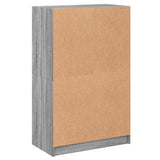 Highboard with Doors Grey Sonoma 68x37x109 cm Engineered Wood 3295855