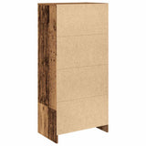 Cabinet with Drawer Old Wood 55.5x34x119.5 cm Engineered Wood 861650