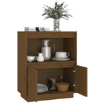 Sideboard Honey Brown 60x34x75 cm Solid Wood Pine 813523