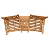 Garden Outdoor Chairs 152 x 63 x 89 cm Solid Teak Wood 42001958