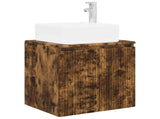 Bathroom Cabinet Set 3 pcs Smoked Oak 49.5 x 41 x 63 cm 3405642