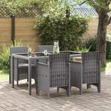 Garden Chair 4 pcs Light Grey 53 x 49 x 85 cm Polypropylene 847485