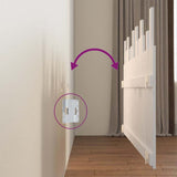 Wall Headboard White 166x3x80 cm Solid Wood Pine 824809