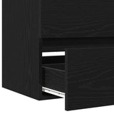 Bathroom Sink Cabinet Black Oak 90 x 39 x 62 cm Engineered Wood 3333146