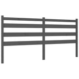 Bed Frame without Mattress Grey 200x200 cm Solid Wood Pine 3192058