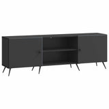 TV Cabinet Black 150 x 31 x 50 cm Engineered Wood 895606